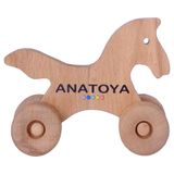 Ahşap İki Boyutlu Oyuncak At - Anatoya