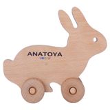 Ahşap İki Boyutlu Oyuncak Tavşan - Anatoya