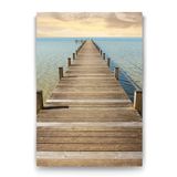 Ahşap İskele Tablosu - 100x140cm