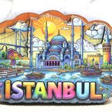Ahşap İstanbul Temalı Magnet Alk4366