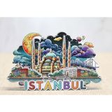 Ahşap İstanbul Temalı Magnet Esk-ALK4599
