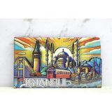 Ahşap İstanbul Temalı Magnet Liv565