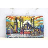 Ahşap İstanbul Temalı Magnet MKTB-Cml-ALK4365