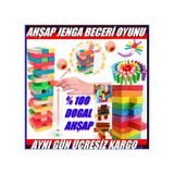 Ahşap Jenga Denge ve Beceri Oyunu Zeka Geliştirici Janga