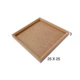 Ahşap Kare Pano 30X30cm Pa216