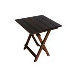 Ahşap Katlanabilir Mutfak, Balkon, Ev Ve Kamp Masası 50X50 Cm - Portatif Masa