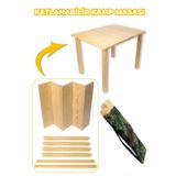 AHŞAP KATLANIR KAMP MASASI