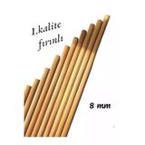 Ahşap Kavela Çıta Çubuk Kavale 1.Kalite Yivli 8 Mm 30 Cm 20 Adet