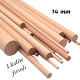 Ahşap Kavela Çıta Çubuk Kavela 1 .kalite Yivsiz 14 Mm 100 Cm 5 Ad