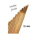 Ahşap Kavela Çıta Çubuk Kavela Yivli 12 Mm 20 Cm 50 Adet