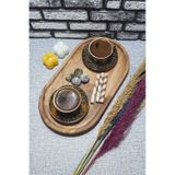 Ahsap Kayin Cerezlik-Kahvaltilik Ve Servis- Sunum Tabagi Kz1054