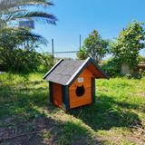 Ahşap Kedi Evi Dış Mekan Kullanımına Uygun Yalıtımlı Ahşap Pati Emlak