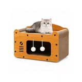 Ahşap Kedi Tırmalama Evi, Modern Tasarım Ve Eğlenceli Oyun Alanı