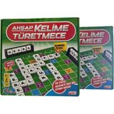 Ahşap Kelime Üretme Oyunu | Dil Gelişimi ve Zeka Geliştirici Eğitici Oyun - 30 x 30