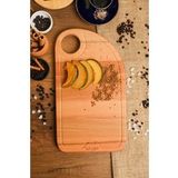 Ahşap Kesme Tahtası - Ahşap Sunum Tahtası - Ahşap Servis Tahtası - Anneler Günü Hediyesi 34x19 Cm