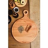 Ahşap Kesme Tahtası - Ahşap Sunum Tahtası - Ahşap Servis Tahtası - Anneler Günü Hediyesi 38x29 Cm
