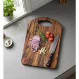 Ahşap Kesme Tahtası Ergonomik Tutma Saplı Mutfak Doğrama Tahtası | Kalın Yapı, Servis ve Sunum İçin, Dekoratif Tasarım, Sebze Meyve Ekmek, Duvara Asılabilir