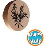 Ahşap Kulp Düğme Ağaç Desenli Mobilya Dolabı Çocuk Odası Çekmece Mutfak Dolap Kulpu Kulbu Kulpları - 1