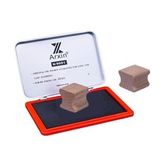 Ahşap Küp Mühür 20x20mm Kavrama Oluklu Blok Kayın Ağacı