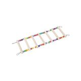 Ahşap Kuş Merdiveni, 25 Cm Boy, 8 Cm En, 7 Basamaklı