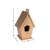 Ahşap Kuş Yuvası 31X18cm Ku237
