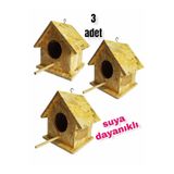 Ahsap Kus Yuvasi Kus Evi Dis Mekan 3 Adet