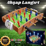 Ahşap Langırt Seti - Ahşap Oyuncak - Futbol Oyuncakları - Top Oyuncak Langırt Setleri - Langırt Oyun