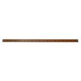 Ahşap Manifatura Cetveli Demirli 1 Metre (100cm)