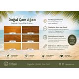 Ahşap Masif Ağaç Doğal Çalışma Masası Demir Iskelet Ofis Masası 80 X 150