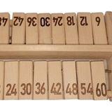 Ahşap Matematik Öğrenme Oyunu, Çarpım Tablosu, 6 Lar, 2 Kişilik