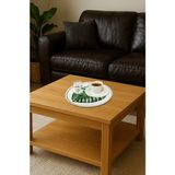 Ahşap Mdf Kahve Sunum Tepsisi M18 3'lü Set