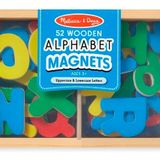 Ahşap Mıknatıslı Harfler