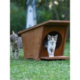Ahşap Mini Kedi Evi-yeni Doğan Evi