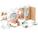 Ahşap - Minyatür Banyo Seti - Natural