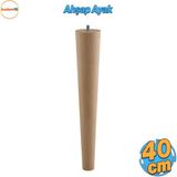 Ahşap Mobilya Ayağı 40 Cm Sehpa Zigon Orta Masa Puf Tabure Tv Ünitesi Ayakları M8 Civatalı 40 Cm