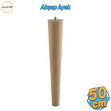 Ahşap Mobilya Ayağı 50 Cm Sehpa Zigon Orta Masa Puf Tabure Tv Ünitesi Ayakları M8 Civatalı 50 Cm