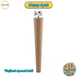 Ahşap Mobilya Ayağı Aparatlı 40 Cm Sehpa Zigon Orta Masa Puf Tabure Tv Ünitesi Ayakları M8 Civatalı