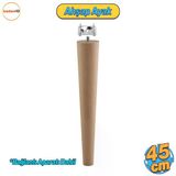 Ahşap Mobilya Ayağı Aparatlı 45 Cm Sehpa Zigon Orta Masa Puf Tabure Tv Ünitesi Ayakları M8 Civatalı
