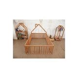 Ahşap Montessori Karyola - Masif Ahşap Karyola - Montessori Çocuk Ve Bebek Yatak Opmont-08 Çam