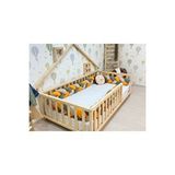 Ahşap Montessori Karyola - Masif Ahşap Karyola - Montessori Çocuk Ve Bebek Yatak Opmont-10 Çam
