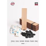 Ahşap Mum Fitili 22 Mm Genişlik – Çıtırtılı, Kalın Doğal Ahşap Fitil | Cereus Kayın