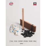 Ahşap Mum Fitili 7 Mm Genişlik Nikel Kaplama Çelik Taban + 3m Köpük Bant, 15 Li Set Cereus Ahşap