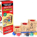 Ahşap Mumluk Anne Ve Çocuğu Desenli