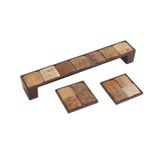 AHSAP NATUREL CEVIZ KABUGU MOCCA 160 MM. KULP