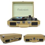 Ahşap Nostaljik Pikap Müzik Çalar Bluetooth & Hoparlörlü Gramofon 33/45/78 Devir Taş ve Plastik Plak Çalar - GRİ