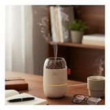 Ahşap Odun Ateşi Tasarımlı 280 Ml Ultrasonik Hava Nemlendirici & Aroma Difüzör – Soğuk Buhar Makinesi, Led Işıklı, Ortam Nemlendirici (5343)