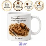Ahşap Oymacılığı Ustalarına Özel Talaş Kokulu El Emeği Kupa Bardak Hediye