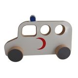 Ahşap Oyuncak Arabalar Ambulans