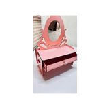 Ahşap Oyuncak Makyaj Masası - Pembe
