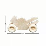 Ahşap Oyuncak Motorsiklet 15X8cm Oy101